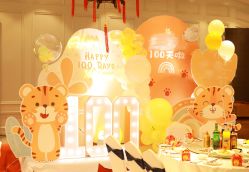 -11 Baby百日宴生日气球创意布置