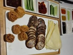 老北京饹馇配肘花-北平楼·烤鸭·北京菜(牡丹园店)