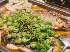 -探鱼·鲜青椒爽麻烤鱼(银泰城店)