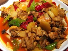 伊犁辣皮子烩大盘鸡-西贝(金桥店)