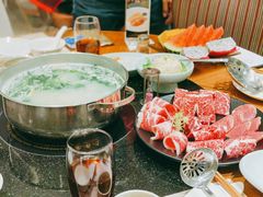 芫茜皮蛋汤底-协成海鲜火锅(情侣路店)