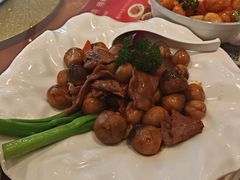蚝油草菇炒牛肉-虾饺妹·酒家(海珠广场店)