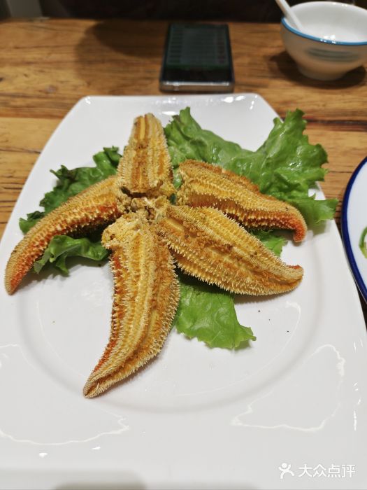 滨海小渔村·海肠捞饭·鲅鱼水饺·特色老火鱼丸汤(华田店)海星图片