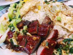 叉烧煎双蛋饭-兰芳园(上环店)