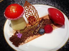 圣诞草莓蛋糕佐树莓冰霜-Le Bistrot de Racine