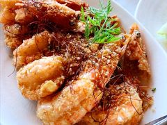 蒜香椒盐明虾-无锡苏宁银河国际酒店-悦府65中餐厅