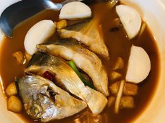 鲳鱼烧年糕-新荣记(新源南路店)