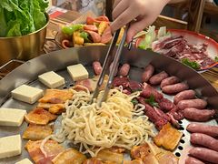 -陈叉子钢盆烤肉(中原万达店)