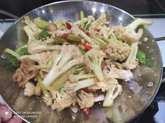干锅有机花菜-京城百饺园•东北菜馆(红谷滩店)