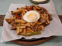 农夫菌菇烧黄牛肉-大师傅金奖啤酒鱼(西街口总店)