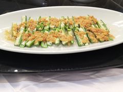 蒜蓉粉丝蒸秋葵-味+新京宴·烤鸭·北京菜(创意谷店)