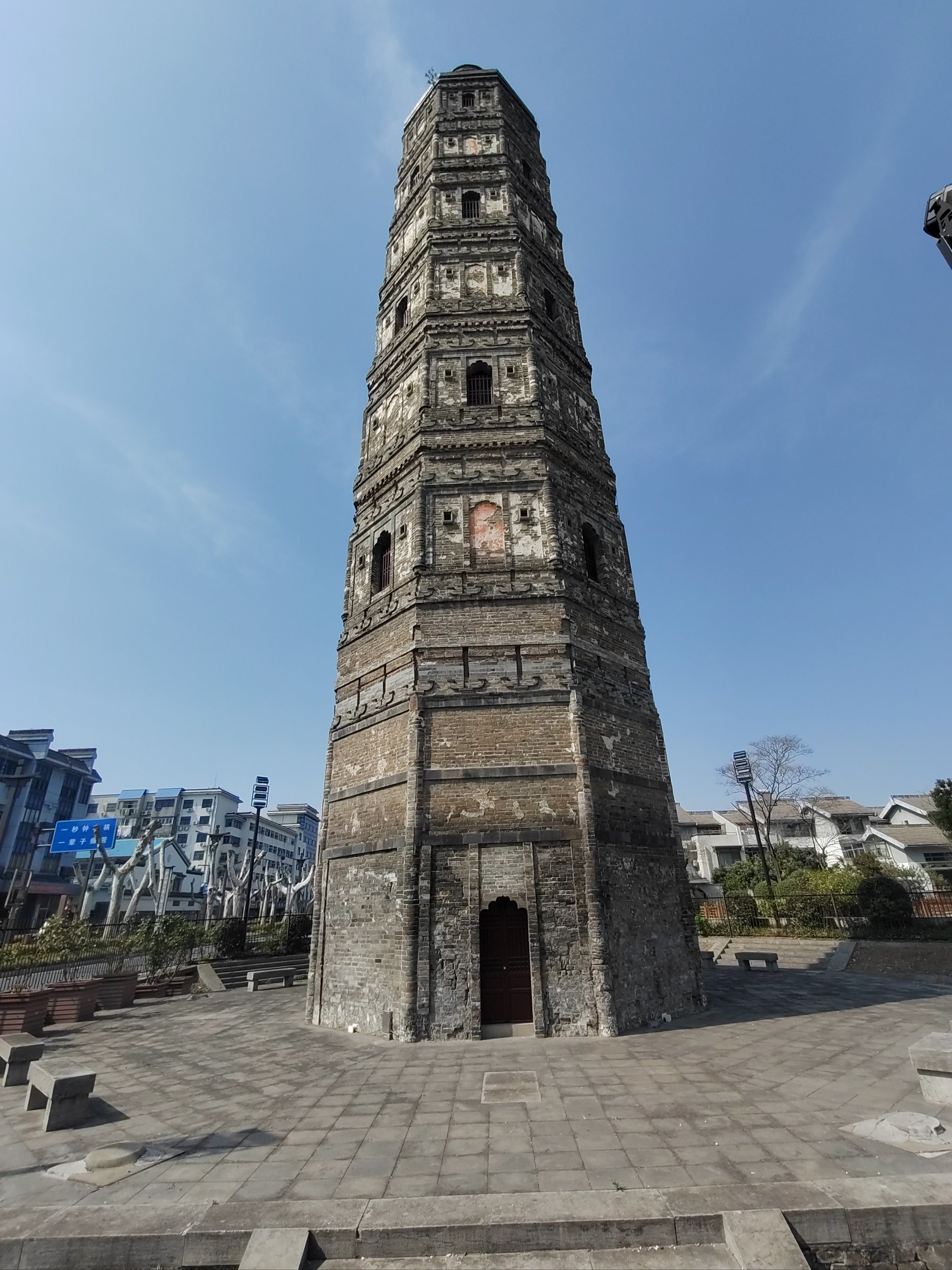 仪征鼓楼和天宁寺塔一撇!