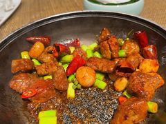 石锅花椒啫牛小排-新荣记(西溪湿地店)