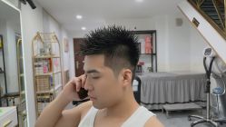 -ONE·男士国潮·美式渐变·理发馆·BARBER SHOP