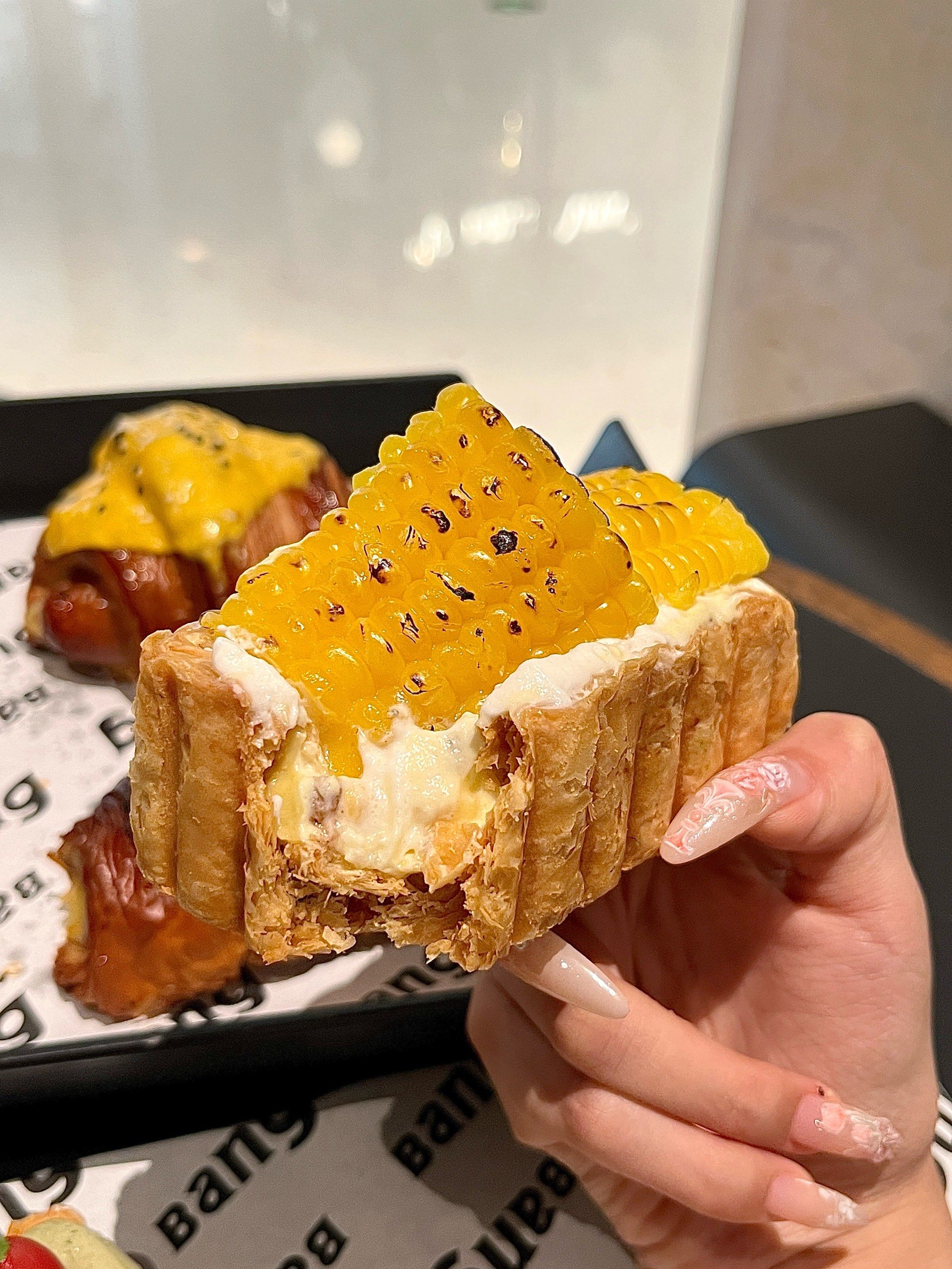 玉米芝士奶油派是什么神仙味道!好吃哭🥹