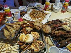 烤羊肉串-天津乾毓德饭庄·清真传统炒菜·海鲜烧烤(咸阳路店)