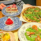 鲜花🌹咖啡☕️小蛋糕🍰K11超惬意西餐