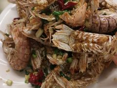 椒盐虾菇肉-天天渔港海鲜酒家(石浦玉泉路店)