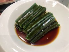 捞汁秋葵-313羊庄铁锅烀羊肉·烤全羊·烧烤龙虾·团建聚餐(永德路店)