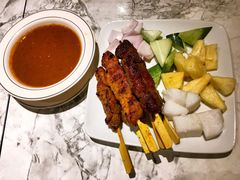 沙爹鸡牛肉拼盘-关夫人餐厅(阳光广场店)