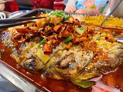 香辣味烤鱼-探鱼·鲜青椒爽麻烤鱼(中天广场店)