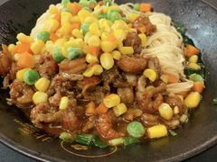 秘制小龙虾拌面-贡梅老面馆·蟹粉面·无锡特色小吃(南长街主推店)