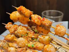樱桃萝卜烤五花-串盟烧烤大排档·长沙美食地标(星沙店)