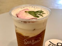 云朵桃桃冷萃-Seesaw Coffee(上海国金中心店)