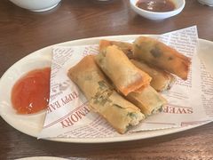 炸自制蚵仔卷-乡亲鹅肉城(吴江店)