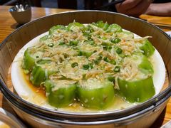 清淡银鱼仔蒸胜瓜-花溪雨·森林餐厅(石基店)