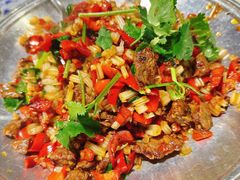 小炒黄牛肉-灶东家民间菜(回兴店)