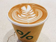 热的咖啡拿铁-% Arabica(京都东山店)