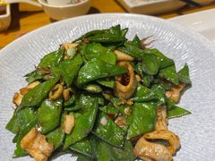 四季豆炒鱿鱼-小平岛開海水饺(浑南店)