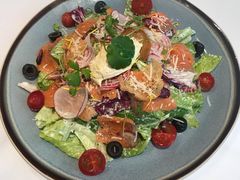 熏三文鱼凯撒沙拉配马斯卡朋芝士-雪龍のkitchen
