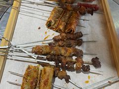 羊肉串-小泥炉烤肉烧烤大排档