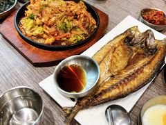 辣炒鱿鱼-全州豆芽汤饭