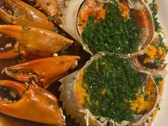 葱爆膏蟹-望乡楼上海菜(日月光店)