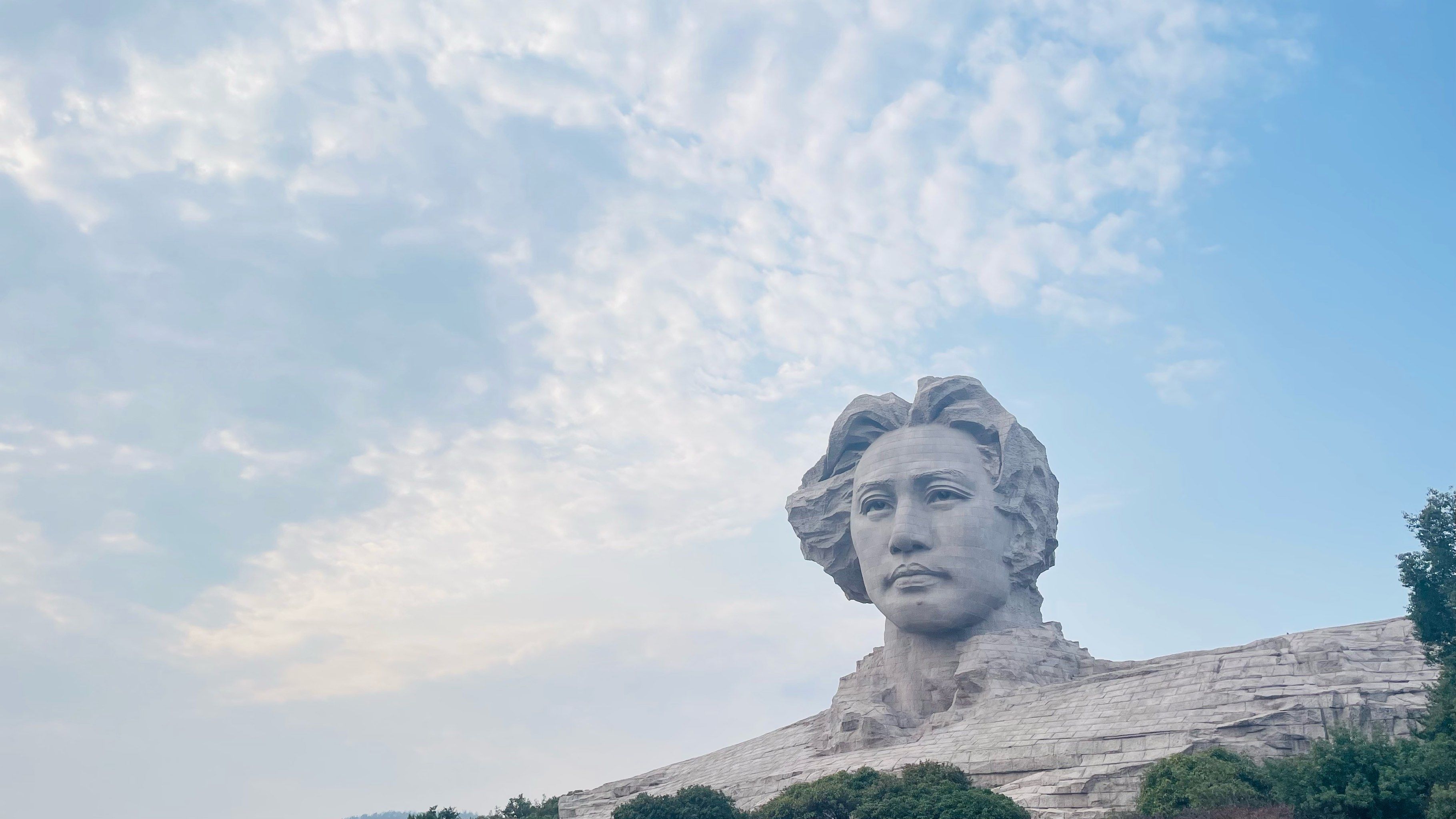 今日份的橘子洲头🍊美美的!