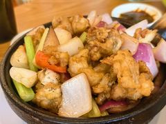 椒盐牛蛙煲-绿柠食堂(北外滩店)