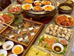 -围炉肉舍•炭烤活鳗•丹东海鲜烤肉(步行街店)