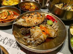 -草家酱蟹炭火烤肉店(珲春南路一店)