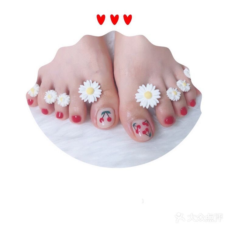 应景又应季的水果脚美甲🦶