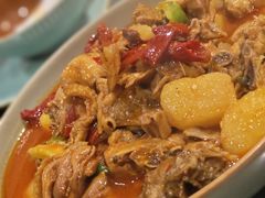 大盘鸡份送皮带面-东方亚克西餐厅(西康路店)