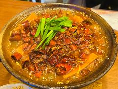 砂锅油泼毛血旺-罗妈砂锅(四川成都奎星楼店)