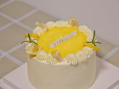 香草柠檬乳风味奶油蛋糕-CarolCake卡萝家(锦华万达店)