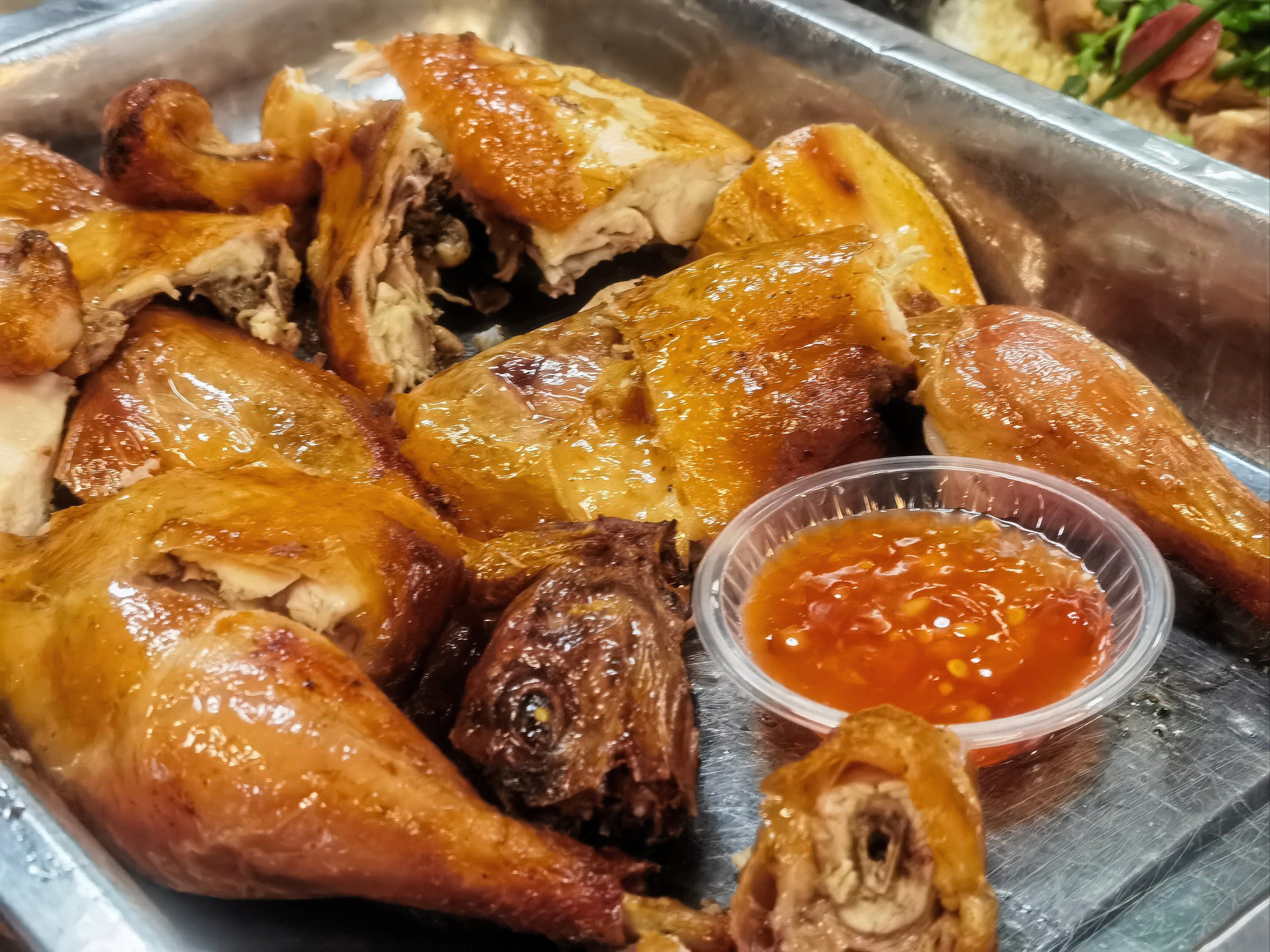 大岗仙庙烧鸡[调皮]爱了爱了