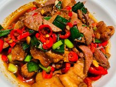 五花肉炒猪肝-径山十八道·风味民间菜(杭州总店)