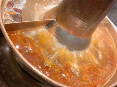 老爆三鸳鸯锅底-京门老爆三·铜锅涮肉 爆肚(望京店)