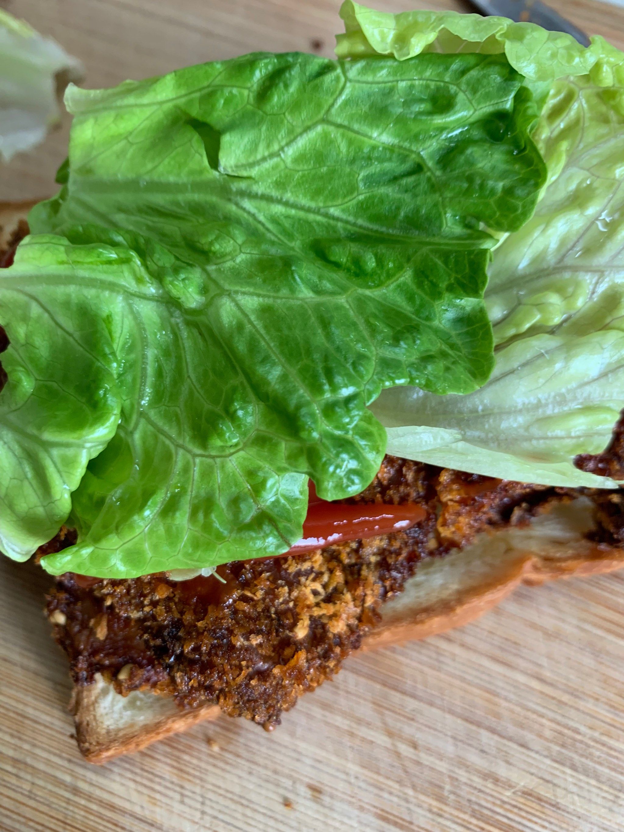 嘎嘎香的自制鸡排三文治