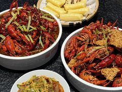 网红秘制龙虾-周姑娘不等味·牛羊肉火锅·螃蟹罗氏虾·烤鱼烤串(高邮店)